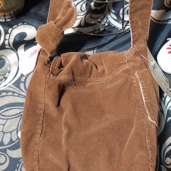 725 Med. Old Navy Brown Corduroy Purse - Picture 5 of 5
